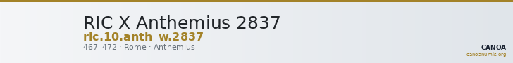 RIC X Anthemius 2837 — CANOA
