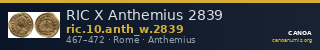 RIC X Anthemius 2839 — CANOA