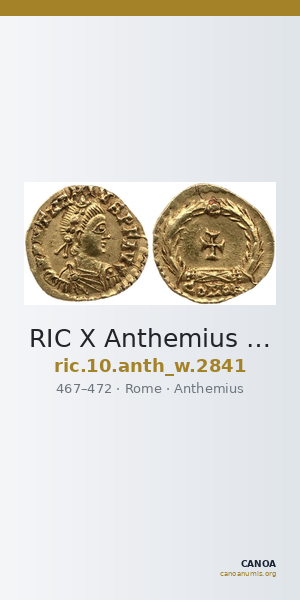 RIC X Anthemius 2841 — CANOA
