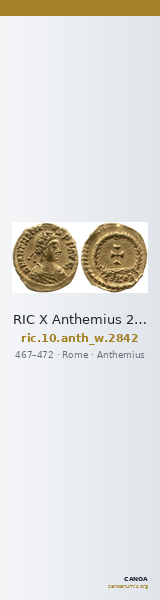 RIC X Anthemius 2842 — CANOA
