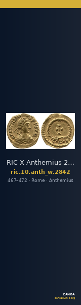RIC X Anthemius 2842 — CANOA