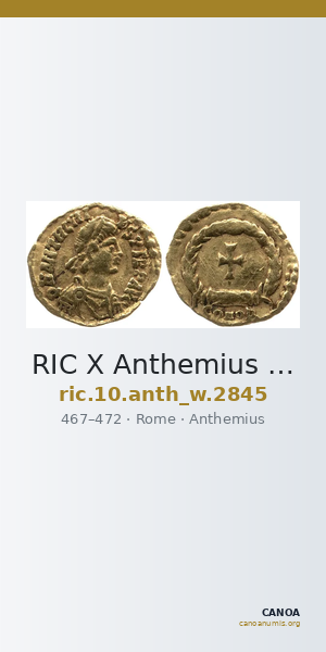 RIC X Anthemius 2845 — CANOA
