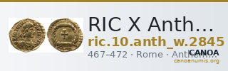 RIC X Anthemius 2845 — CANOA