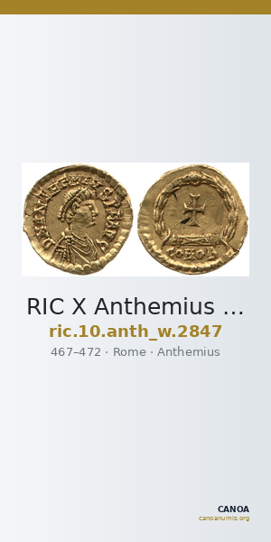 RIC X Anthemius 2847 — CANOA