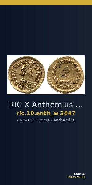 RIC X Anthemius 2847 — CANOA