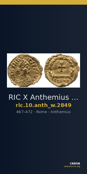 RIC X Anthemius 2849 — CANOA