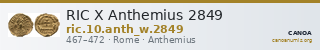 RIC X Anthemius 2849 — CANOA