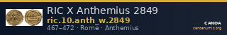 RIC X Anthemius 2849 — CANOA