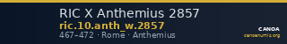RIC X Anthemius 2857 — CANOA