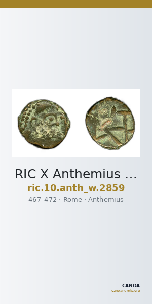 RIC X Anthemius 2859 — CANOA