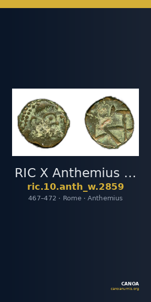 RIC X Anthemius 2859 — CANOA