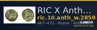 RIC X Anthemius 2859 — CANOA