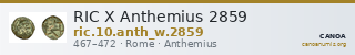 RIC X Anthemius 2859 — CANOA