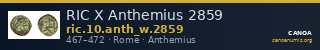 RIC X Anthemius 2859 — CANOA
