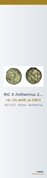 RIC X Anthemius 2863 — CANOA