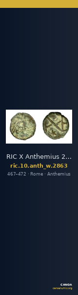 RIC X Anthemius 2863 — CANOA