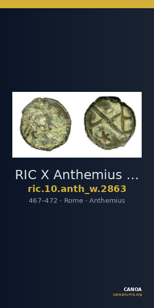 RIC X Anthemius 2863 — CANOA