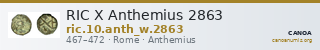 RIC X Anthemius 2863 — CANOA