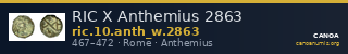 RIC X Anthemius 2863 — CANOA