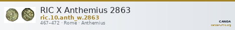 RIC X Anthemius 2863 — CANOA