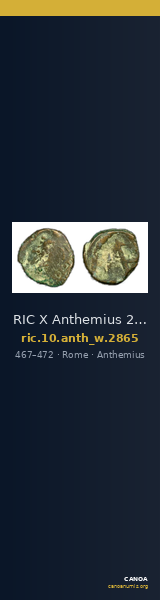 RIC X Anthemius 2865 — CANOA