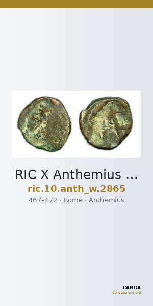 RIC X Anthemius 2865 — CANOA