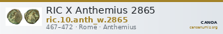 RIC X Anthemius 2865 — CANOA