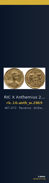 RIC X Anthemius 2869 — CANOA