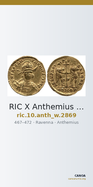 RIC X Anthemius 2869 — CANOA