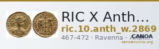 RIC X Anthemius 2869 — CANOA