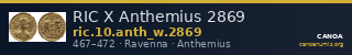 RIC X Anthemius 2869 — CANOA