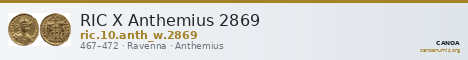 RIC X Anthemius 2869 — CANOA