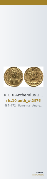 RIC X Anthemius 2876 — CANOA