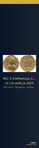 RIC X Anthemius 2876 — CANOA