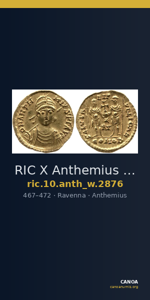 RIC X Anthemius 2876 — CANOA