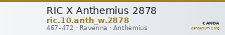 RIC X Anthemius 2878 — CANOA