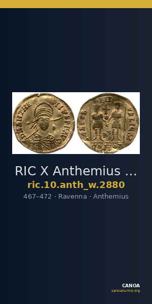 RIC X Anthemius 2880 — CANOA