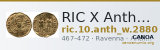 RIC X Anthemius 2880 — CANOA