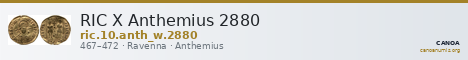 RIC X Anthemius 2880 — CANOA