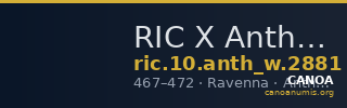 RIC X Anthemius 2881 — CANOA