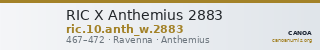 RIC X Anthemius 2883 — CANOA