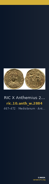 RIC X Anthemius 2884 — CANOA