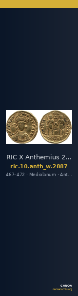 RIC X Anthemius 2887 — CANOA