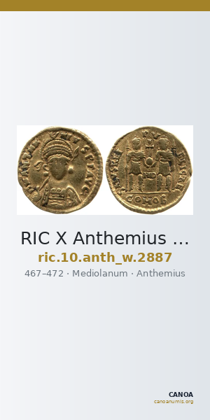 RIC X Anthemius 2887 — CANOA