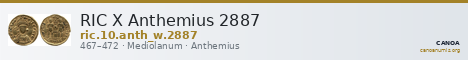RIC X Anthemius 2887 — CANOA