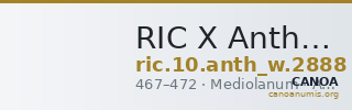 RIC X Anthemius 2888 — CANOA