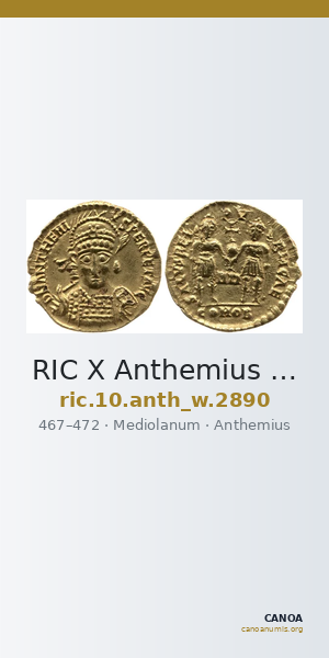 RIC X Anthemius 2890 — CANOA
