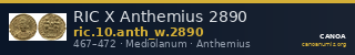 RIC X Anthemius 2890 — CANOA