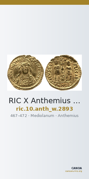 RIC X Anthemius 2893 — CANOA