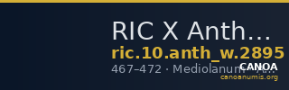 RIC X Anthemius 2895 — CANOA